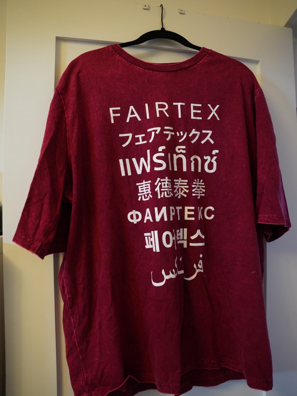 FAIRTEX Men's Short-Sleeve Graphic T-Shirt in Burgundy